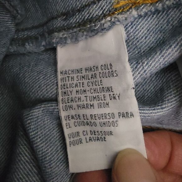 Vintage 90s Together Light Wash Embroidered Mom Jeans. Size 12 - Picture 6 of 6